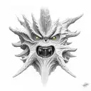 Demogorgon  tattoo design idea