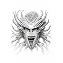 Demogorgon  tattoo design idea