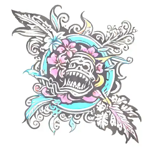 Hawaii tattoo design idea