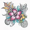 Hawaii tattoo design idea
