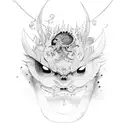 sakazuki of sake tattoo design idea