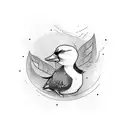 pato tattoo design idea