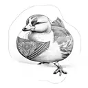 pato tattoo design idea