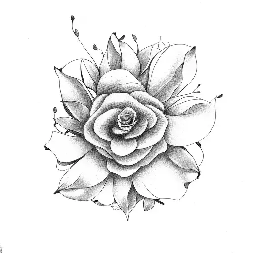 flowers, words, anxiety tattoo design idea