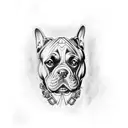 cane corso tattoo design idea