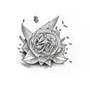 word mob tattoo design idea