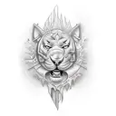 word mob tattoo design idea