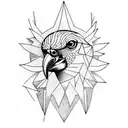 kea bird tattoo design idea