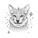 christmas tattoo design idea