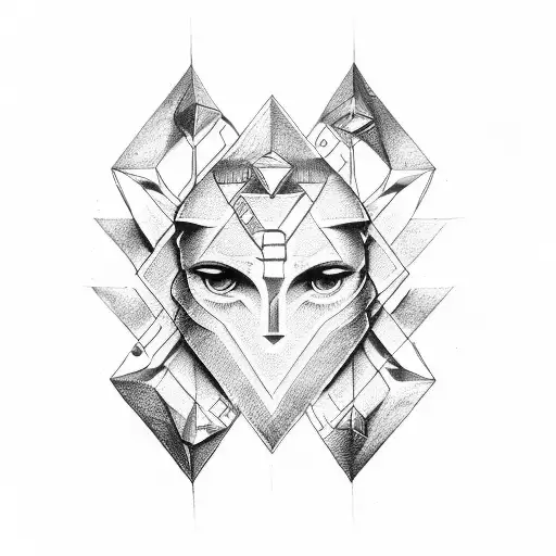 gemini gods tattoo design idea