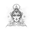 gemini tattoo design idea