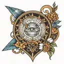 Sleep token euclid tattoo design idea