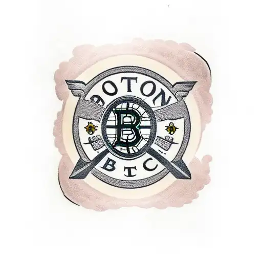 Boston Bruins logo tattoo design idea