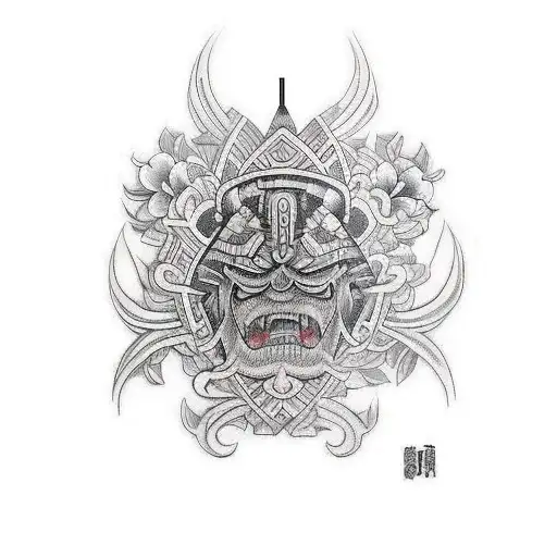 traços de tatuagem maori sobre powerlifting  tattoo design idea