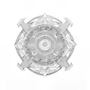 hebrew Polynesian geometry peace tattoo design idea