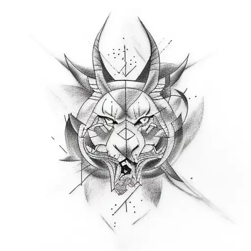Create a tattoo design inspired by the strength and determination you find in the gym tattoo design idea