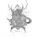 Supernatural tattoo design idea