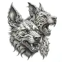 cerberus tattoo design idea
