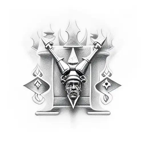 Bishop chess piece  tattoo design idea