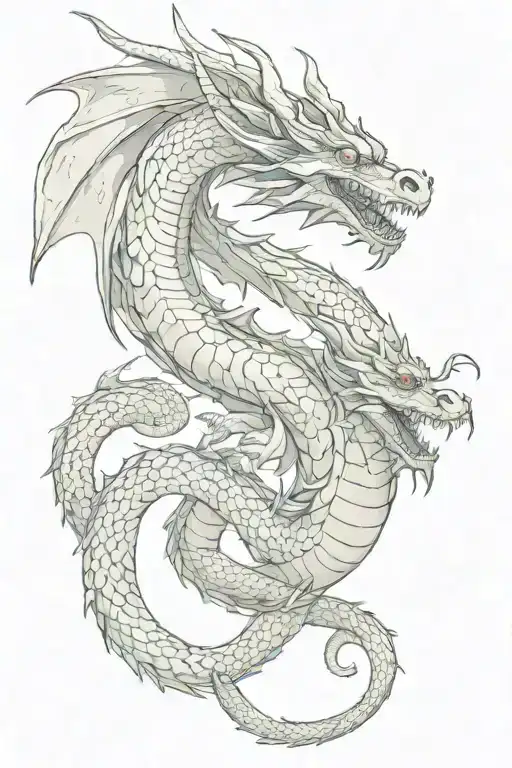 dragon tattoo design idea