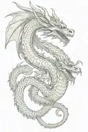 dragon tattoo design idea