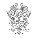 Minimal piece for forearm which has significance to believe, trust and love and a letter s to present a close one i have tattoo design idea