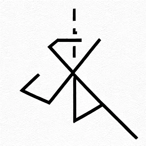 concept 'Effort is the only metric to happiness.' I envision a vertical bar that serves as a visual representation of ef tattoo design idea