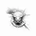 vertical progress bar tattoo design idea