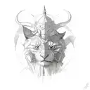 vertical progress bar tattoo design idea