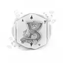 Letter Y, Letter C, Beach, Poker, Borussia Dortmund tattoo design idea