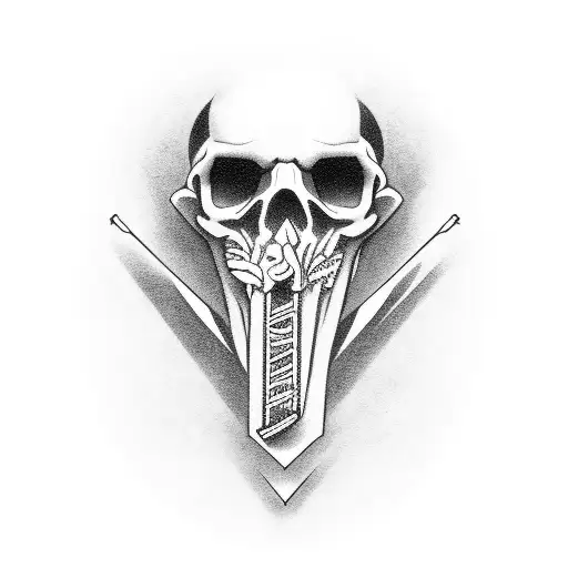 ski mask freedom fath tattoo design idea