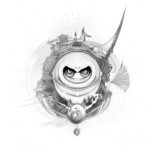 sunrise tattoo design idea