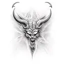 devil cocain tattoo design idea