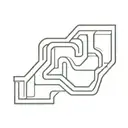 Blocked Labyrinth: A labyrinth with blocked exits could represent the feeling of being trapped in a predetermined destin tattoo design idea