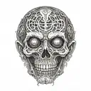 raising an undead  tattoo design idea