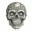 raising an undead  tattoo design idea