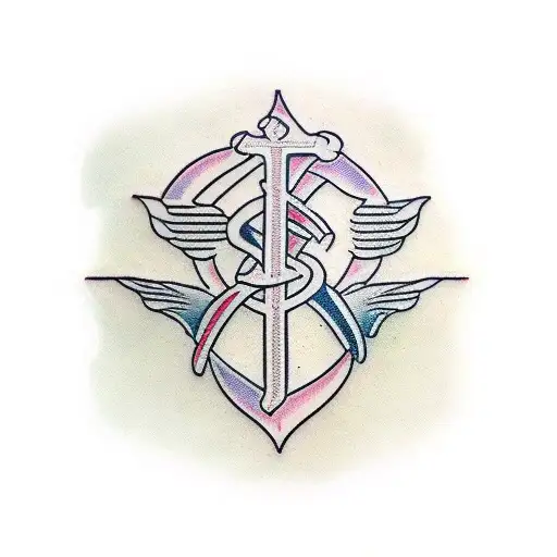 stoicism and christianity tattoo design idea