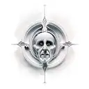 stoicism and christianity tattoo design idea