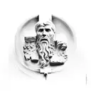 stoicism and christianity tattoo design idea