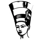 Nefertiti tattoo design idea