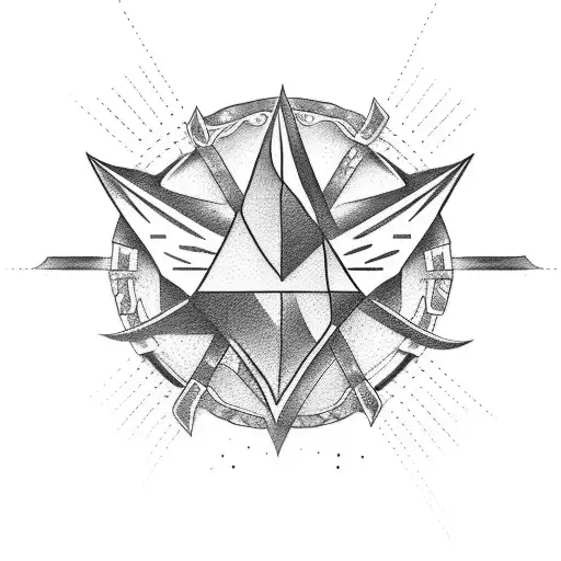 delta tattoo design idea
