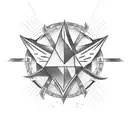 delta tattoo design idea