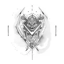 delta tattoo design idea