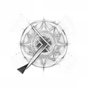 fan who loves Avicii music  tattoo design idea