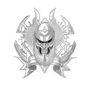  Put on the whole armour of God, that ye may be able to stand against the wiles of the devil. tattoo design idea