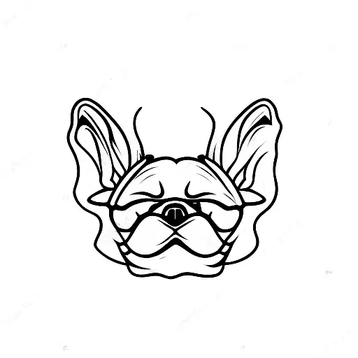 Coffee mug with steam forming the shape of a dog tattoo design idea