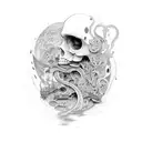 train with river underneath tattoo design idea