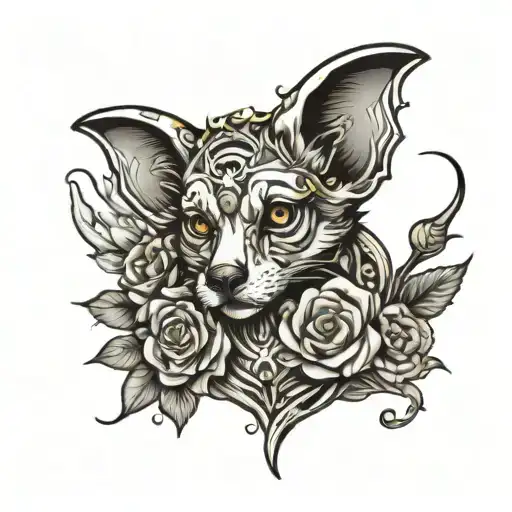 Tramp S A N tattoo design idea