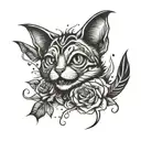 Tramp S A N tattoo design idea