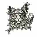 Tramp S A N tattoo design idea